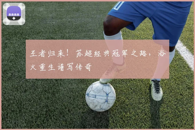 王者归来！苏超经典冠军之路，浴火重生谱写传奇